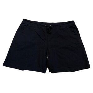MYSTYLE Black Drawstring Shorts - 1X